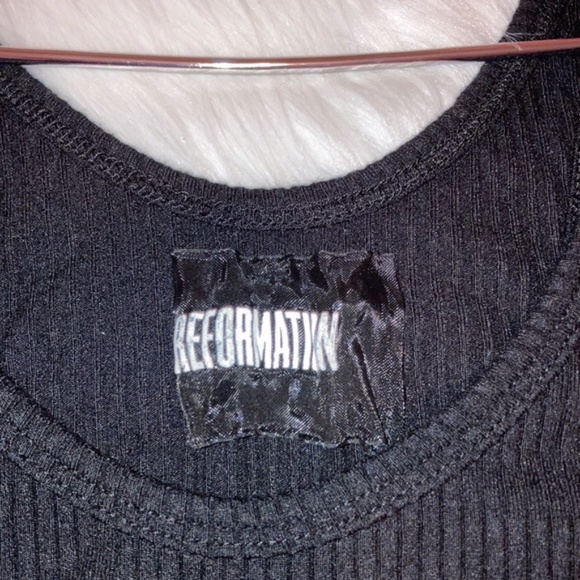 New Reformation Ribbed Racerback Crop Tank - Picture 6 of 7